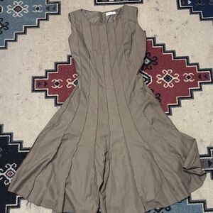 Calvin Klein Taupe Midi Dress